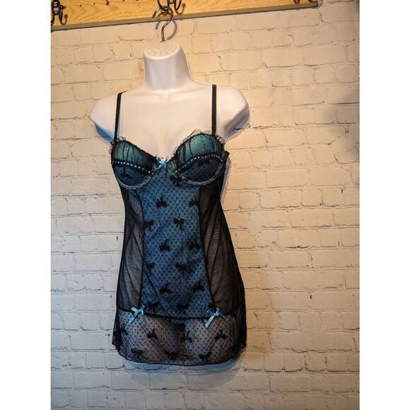 Per Lei fitted stretchy negligee size medium - Picture 1 of 3